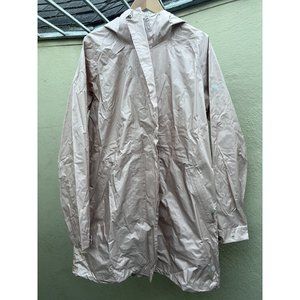 Mountain Hardwear pink rain parka (M)